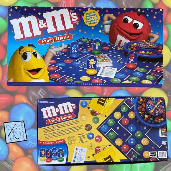 Roseart M&M's Candy Brand 1999 Party Game incomplete - Picture 1 of 8